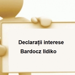 Declarații interese Bardocz Ildiko